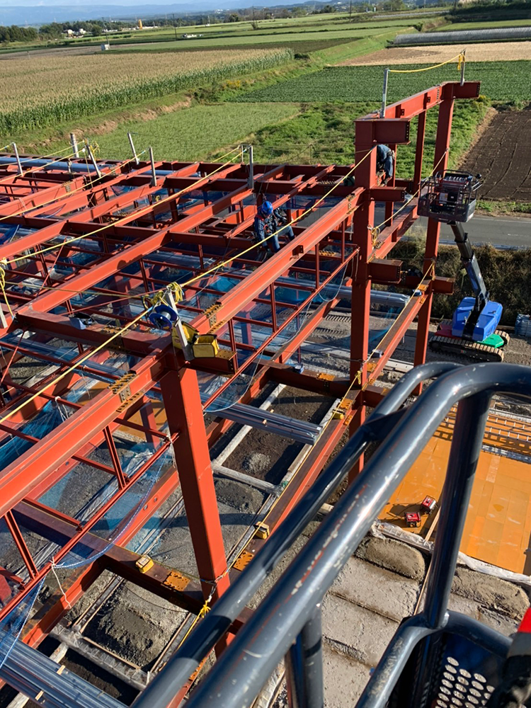 鉄骨建て方工事